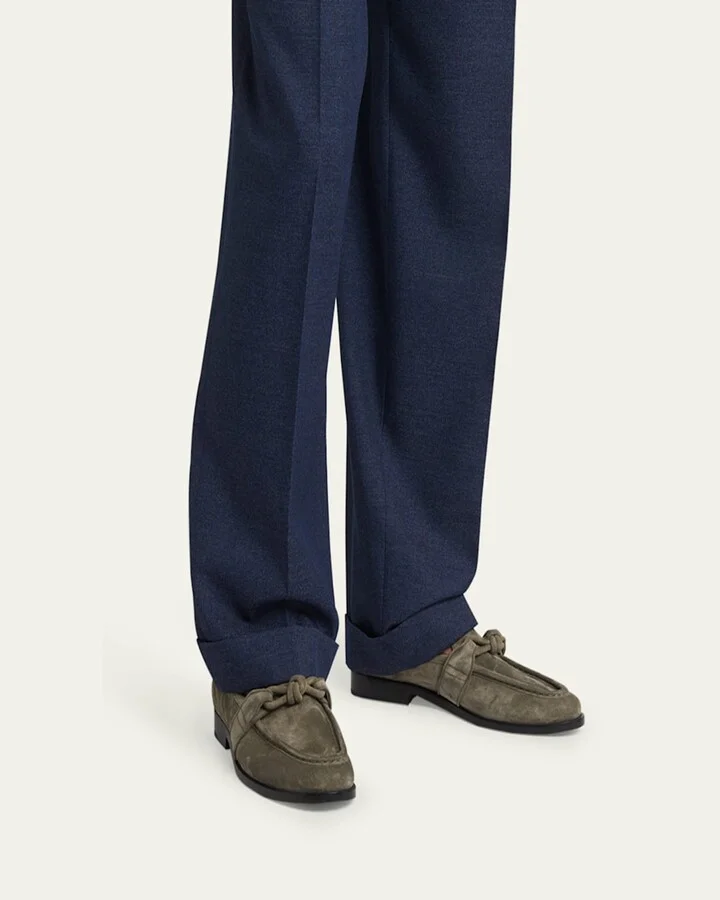 Men's Astaire Knot Suede Loafers - Image 3