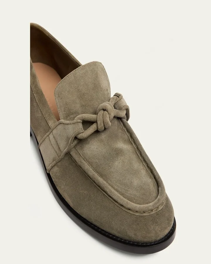 Men's Astaire Knot Suede Loafers - Image 5