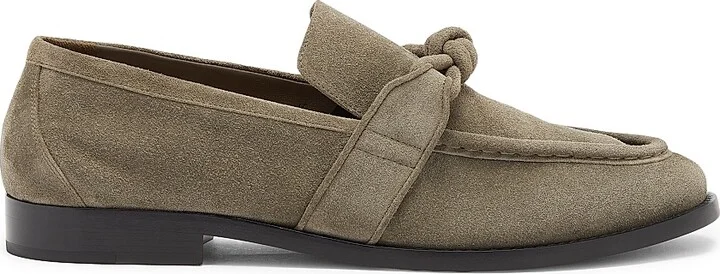 Men's Astaire Knot Suede Loafers - Cypress - Size 6