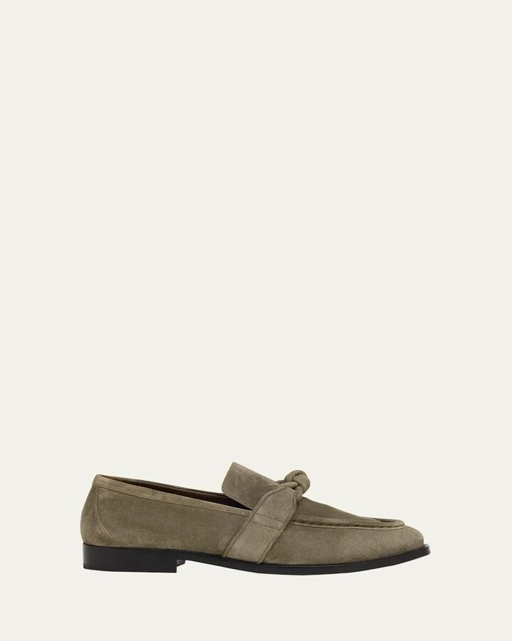Men's Astaire Knot Suede Loafers