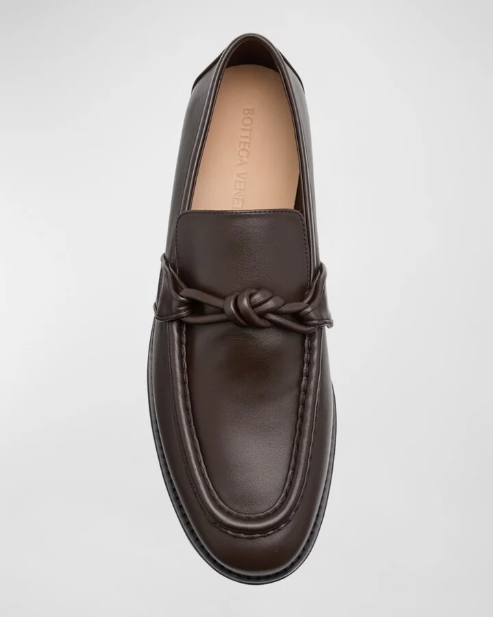 Men's Astaire Leather Knot Loafers - Image 2
