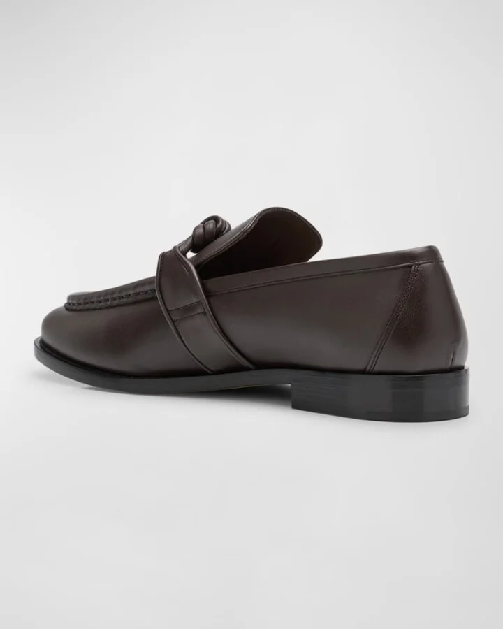 Men's Astaire Leather Knot Loafers - Image 4