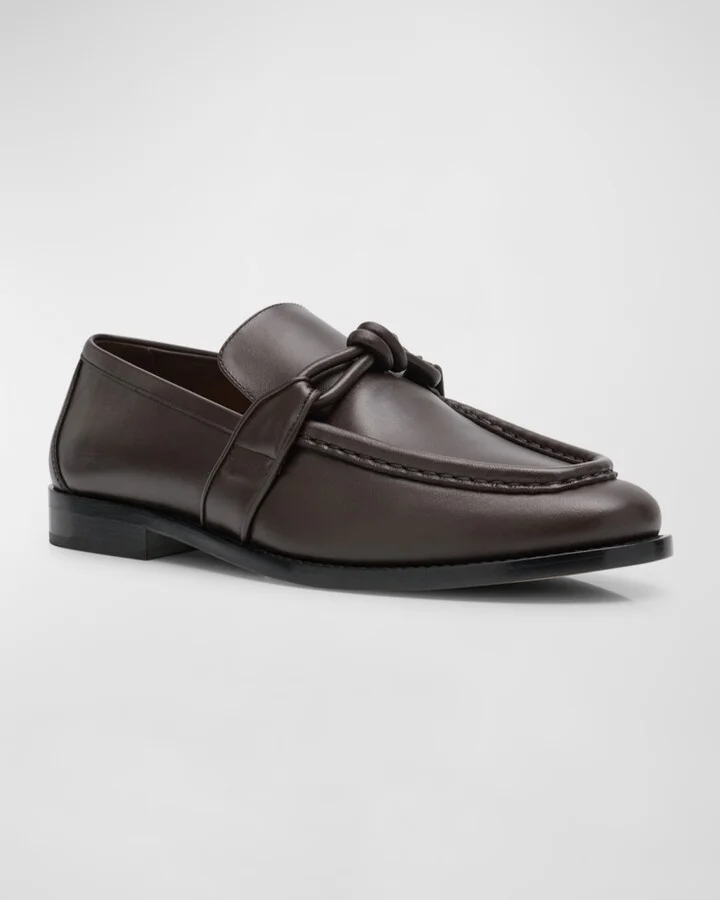 Men's Astaire Leather Knot Loafers - Image 5