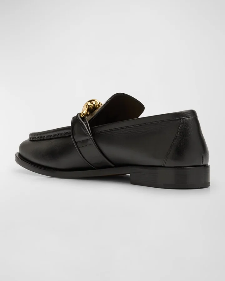 Men's Astaire Metallic Knot Napa Loafers - Image 6