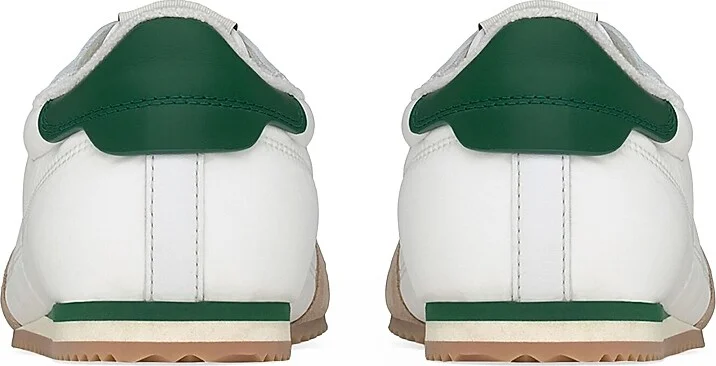 Men's Aston Sneakers in Leather and Nylon - White Grey - Size 8 - Image 3