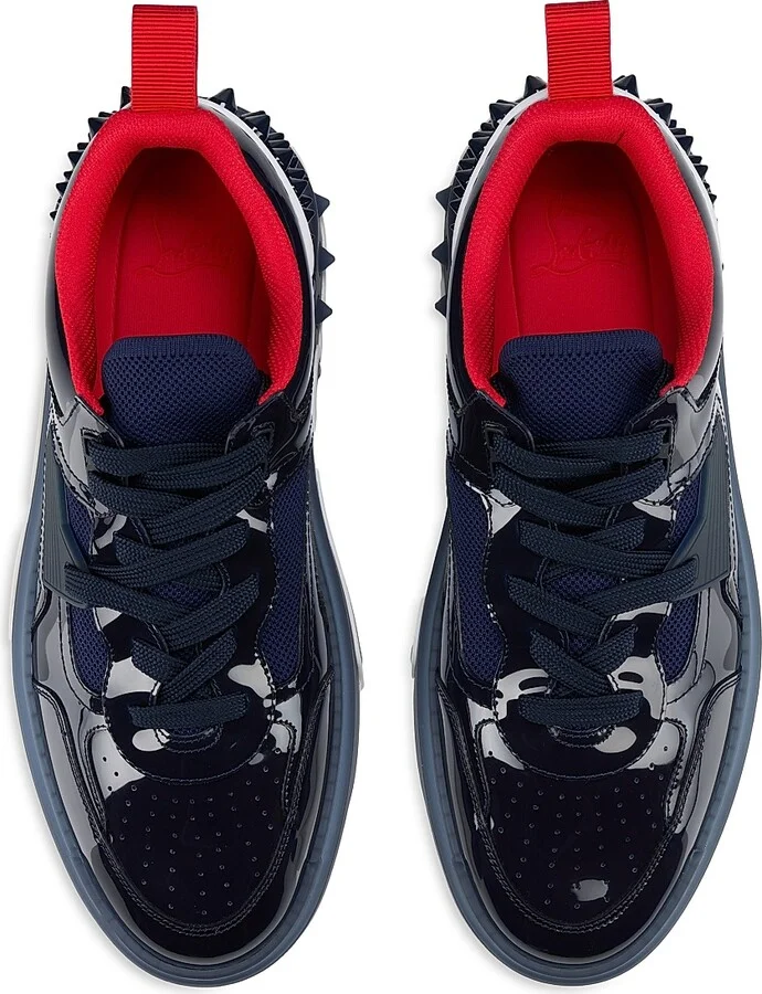 Men's Astrocool Leather Sneakers - Zaffiro - Size 6 - Image 4