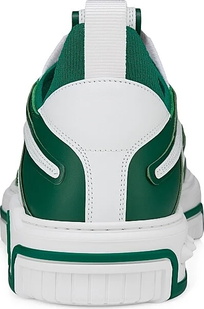 Men's Astroflash Leather Low Top Sneakers - Tropical - Size 6 - Image 3