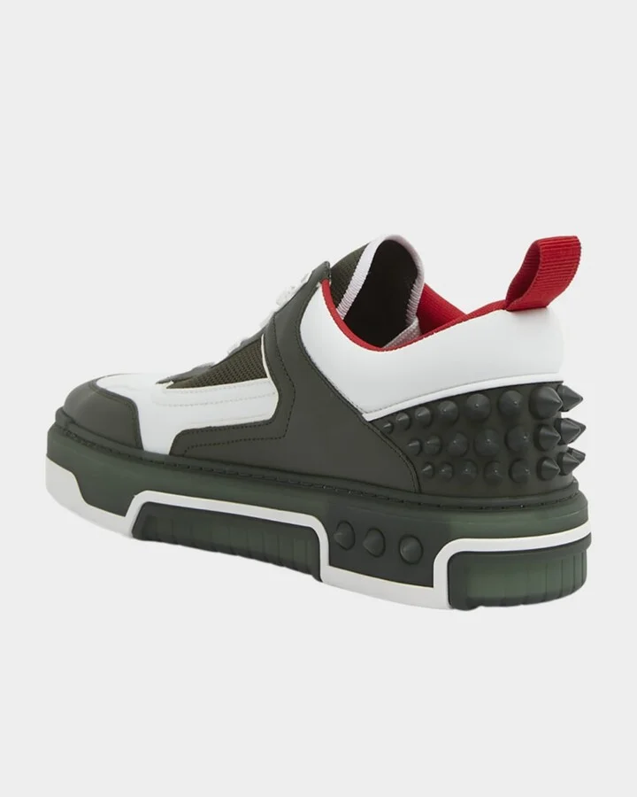 Men's Astroloubi Bicolor Leather Low-Top Sneakers - Image 2