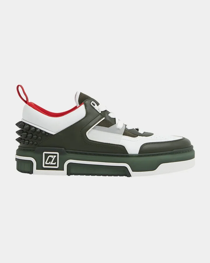 Men's Astroloubi Bicolor Leather Low-Top Sneakers