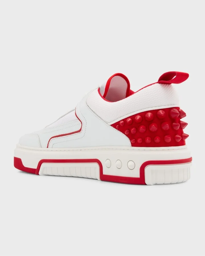 Men's Astroloubi Mesh and Leather Low-Top Sneakers - Image 9