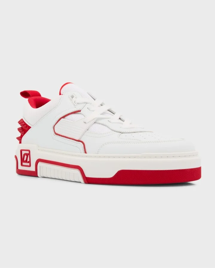 Men's Astroloubi Mesh and Leather Low-Top Sneakers - Image 11