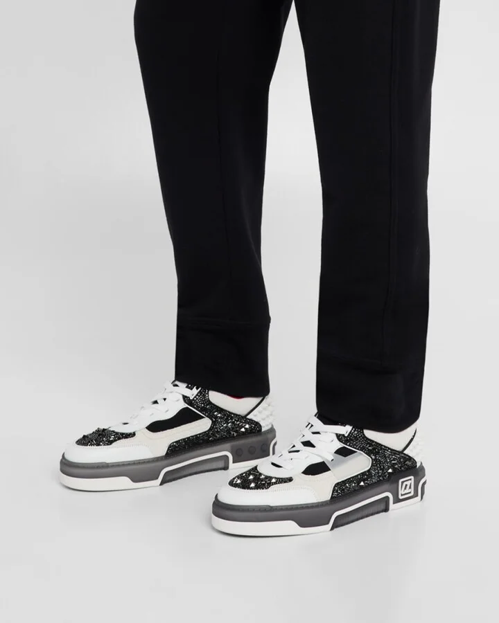 Men's Astroloubi Strass Eternity Low-Top Sneakers - Image 3