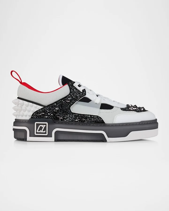 Men's Astroloubi Strass Eternity Low-Top Sneakers