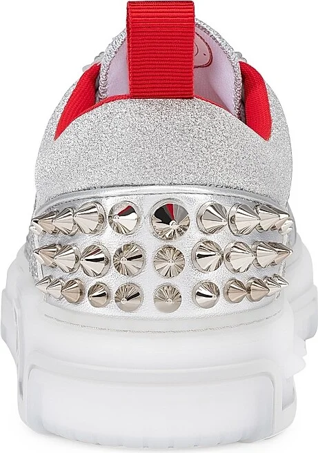 Men's Astroloubi Strass Sneakers - Silver - Size 8.5 - Image 3
