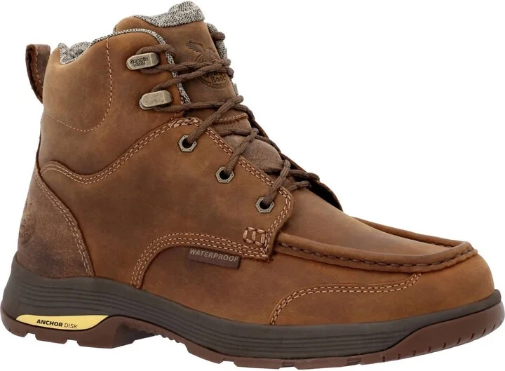 Men's Athens Superlyte 6" Waterproof Work Boot - Medium Width In Brown