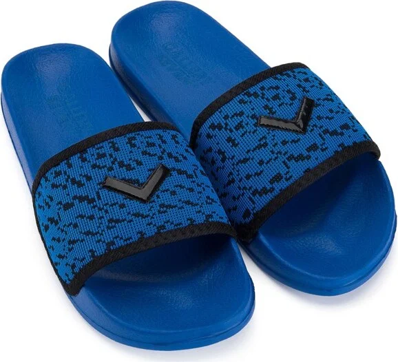 Men's Athletic Beach Slide Sandals - Cerulean/Zaffre -