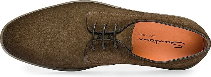Men's Atlantis Suede Oxford Sneakers - Brown - Size 9 - Image 3