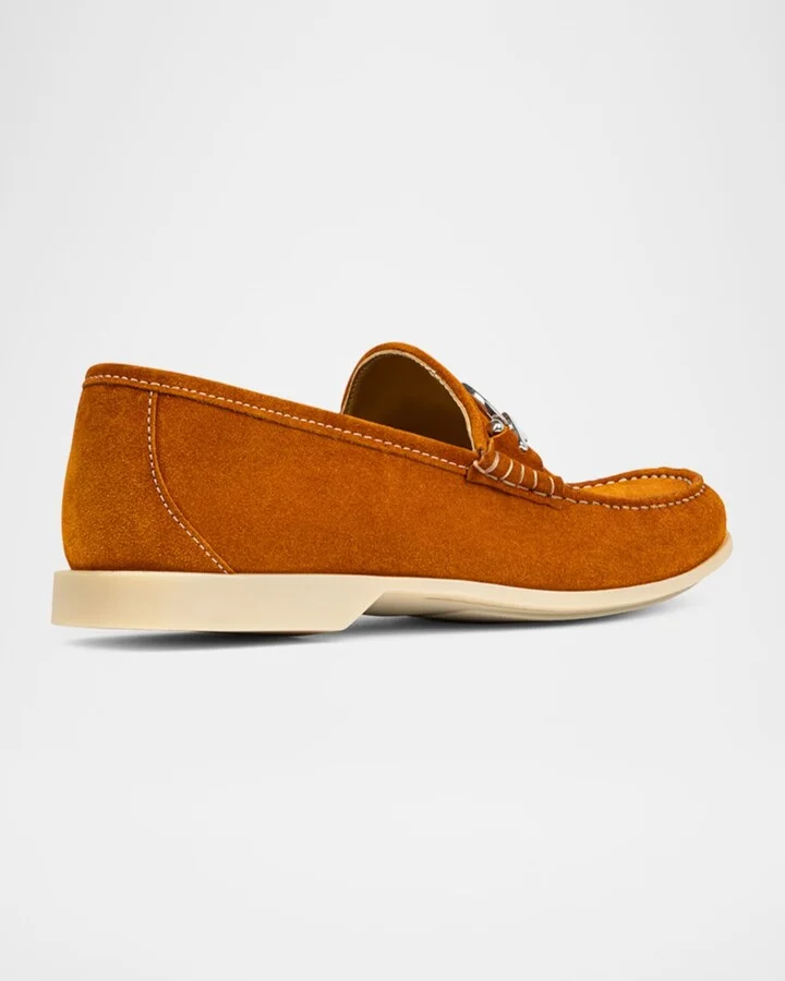 Men's Augie Suede Bit Loafers - Image 2