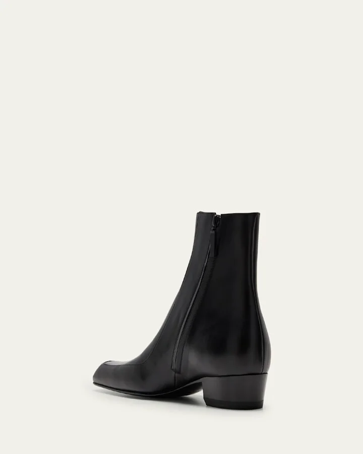 Men's Augustin Leather Ankle Boots - Image 4
