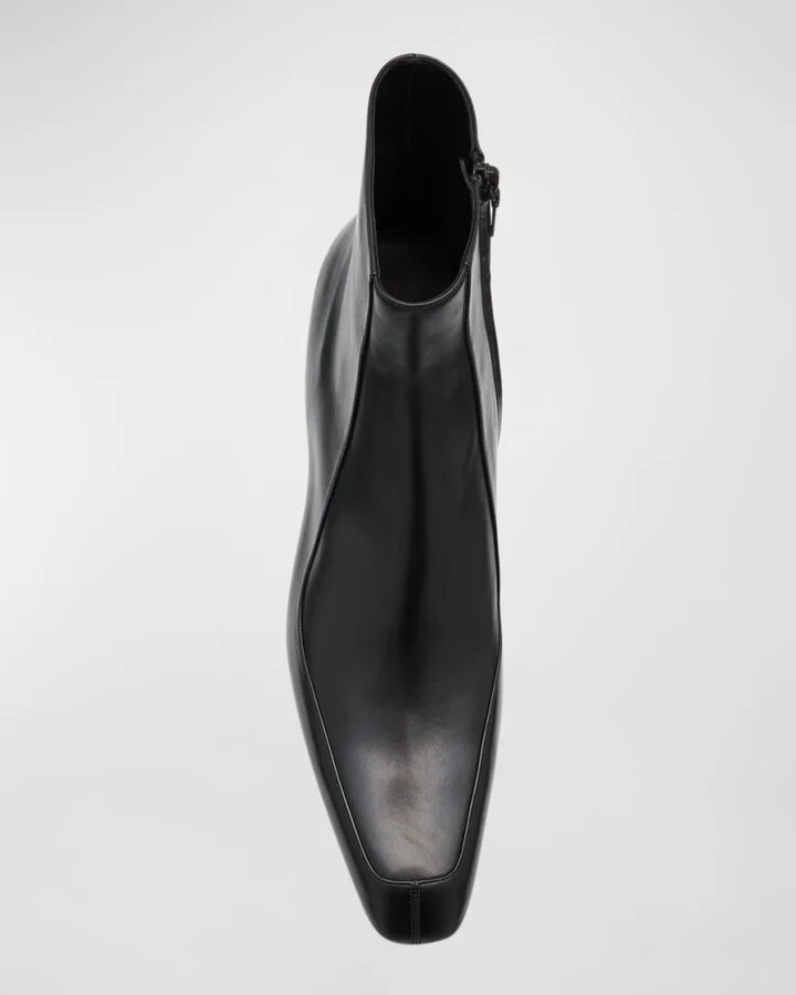 Men's Augustin Leather Ankle Boots - Image 8