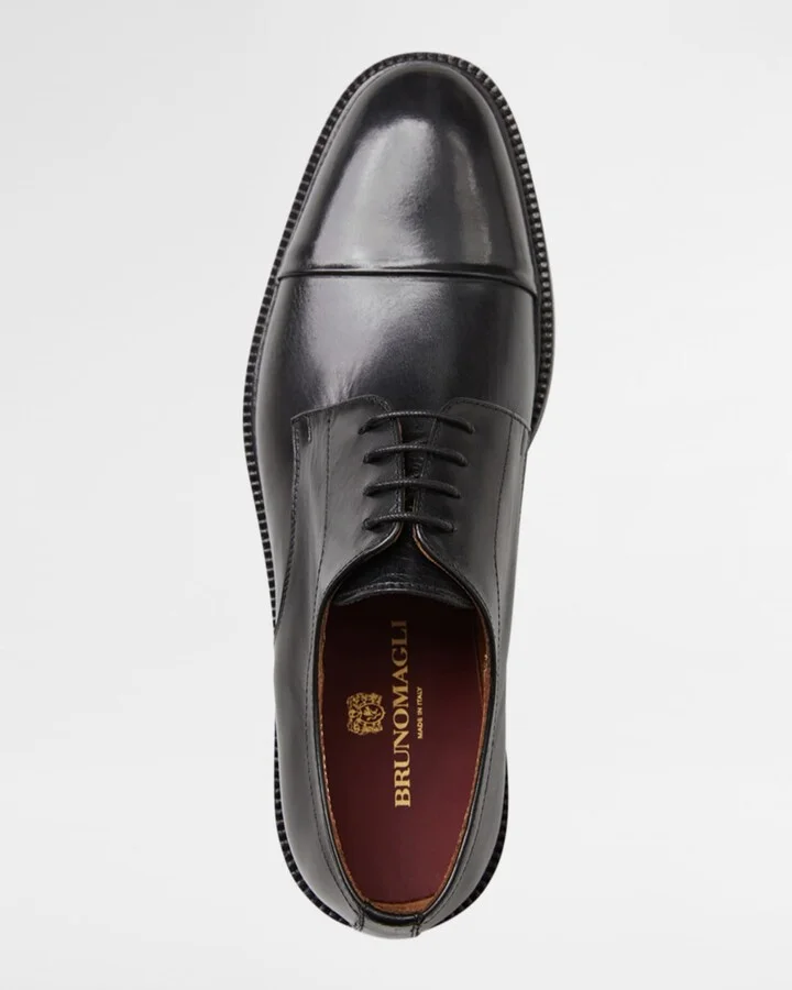 Men's Aydin Leather Derby Shoes - Image 2