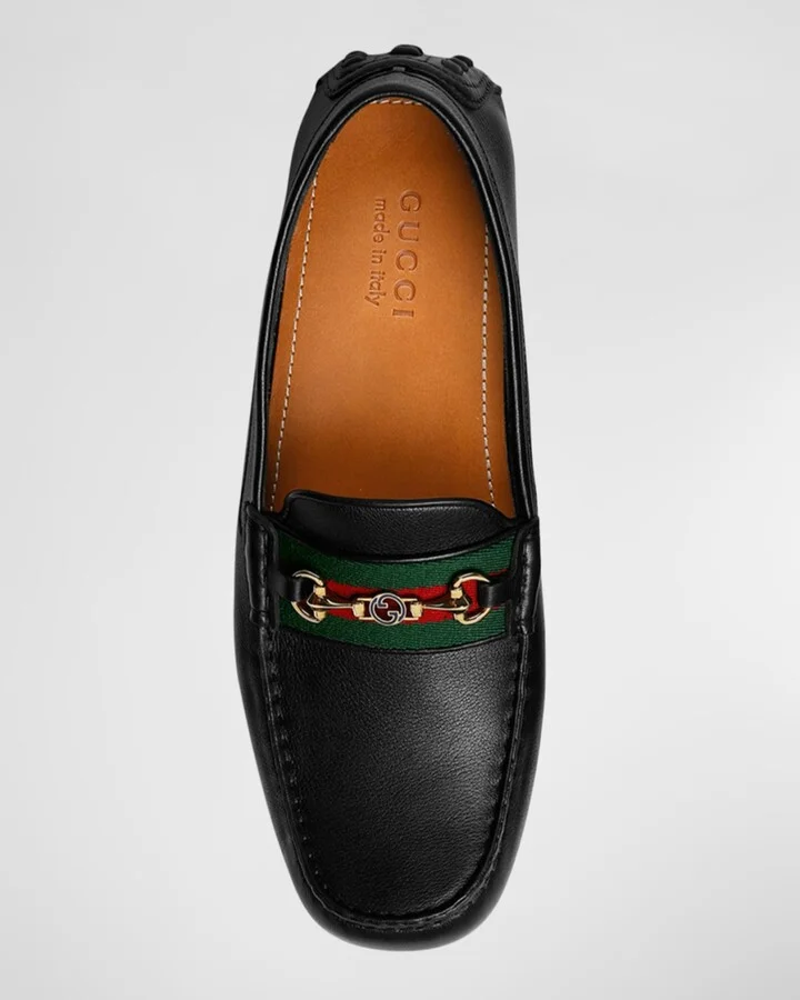 Men's Ayrton GG-Bit Leather Drivers - Image 3