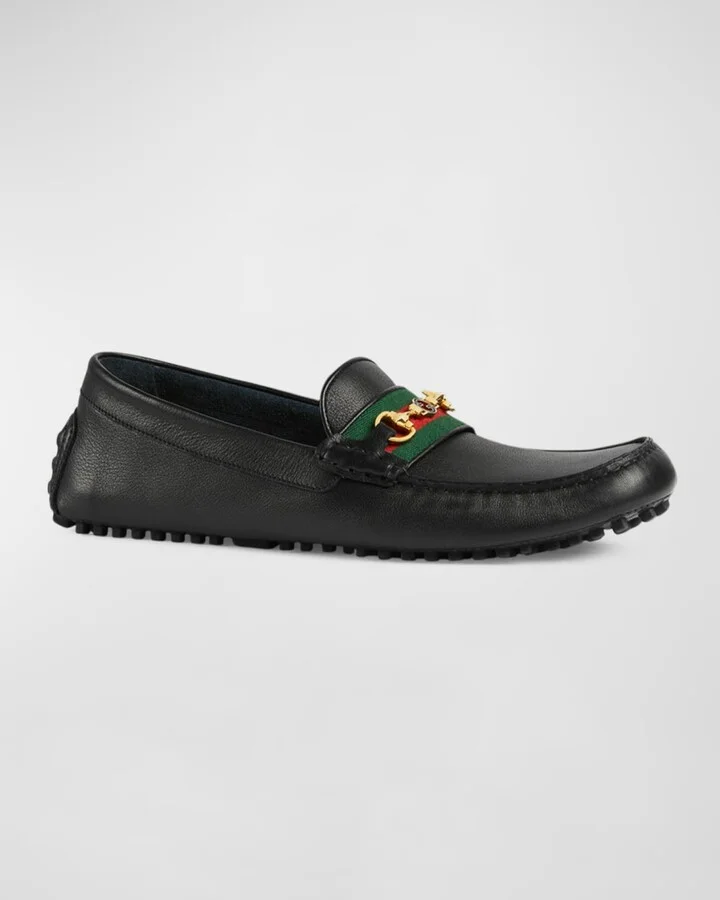 Men's Ayrton GG-Bit Leather Drivers - Image 4