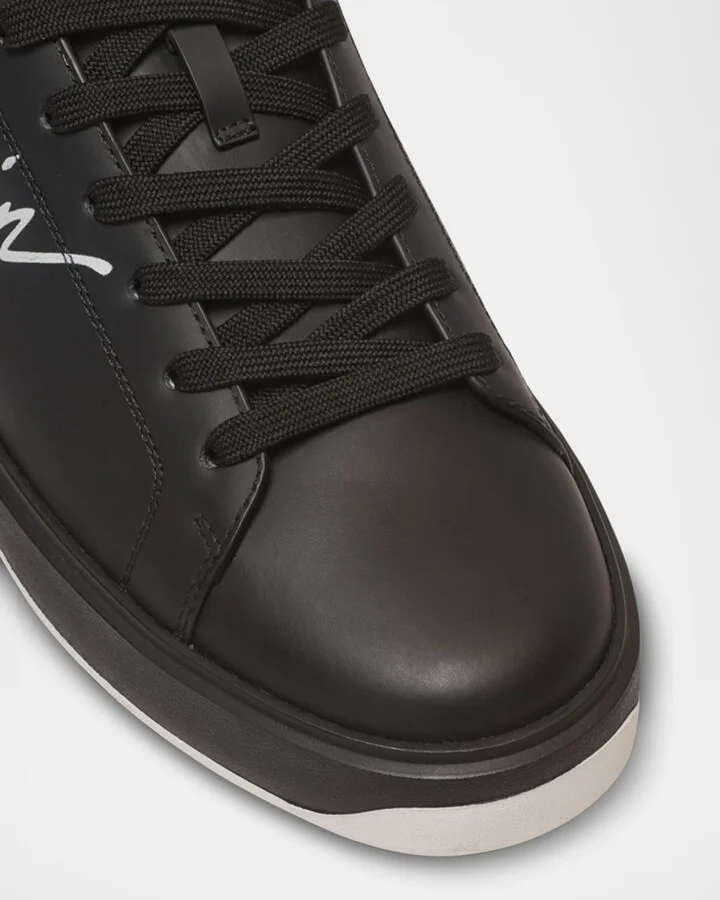 Men's B-Court Calfskin Low-Top Sneakers - Image 4