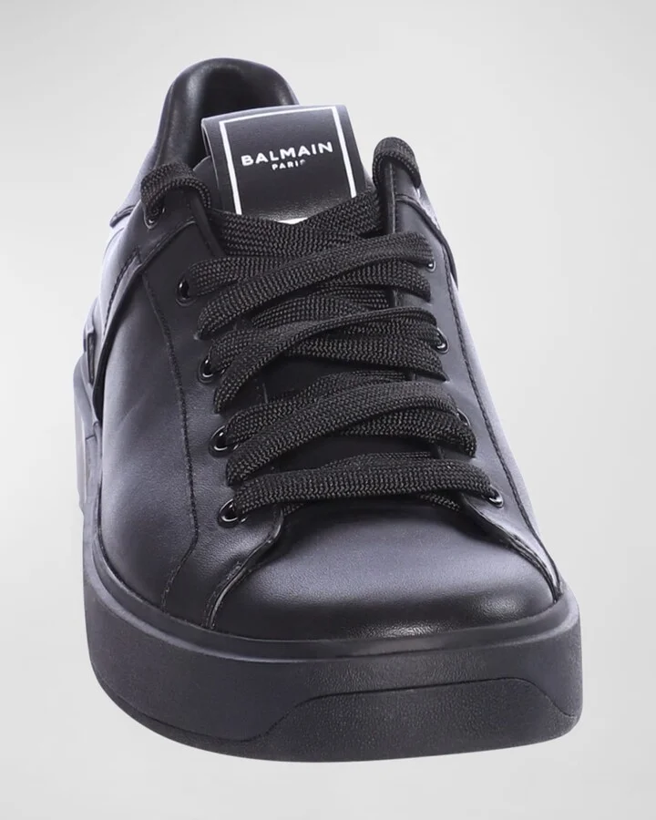 Men's B Court Leather Low-Top Sneakers - Image 4