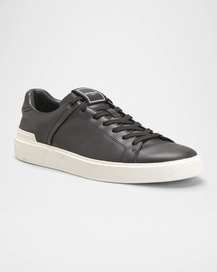 Men's B-Court Leather Low-Top Sneakers - Image 2