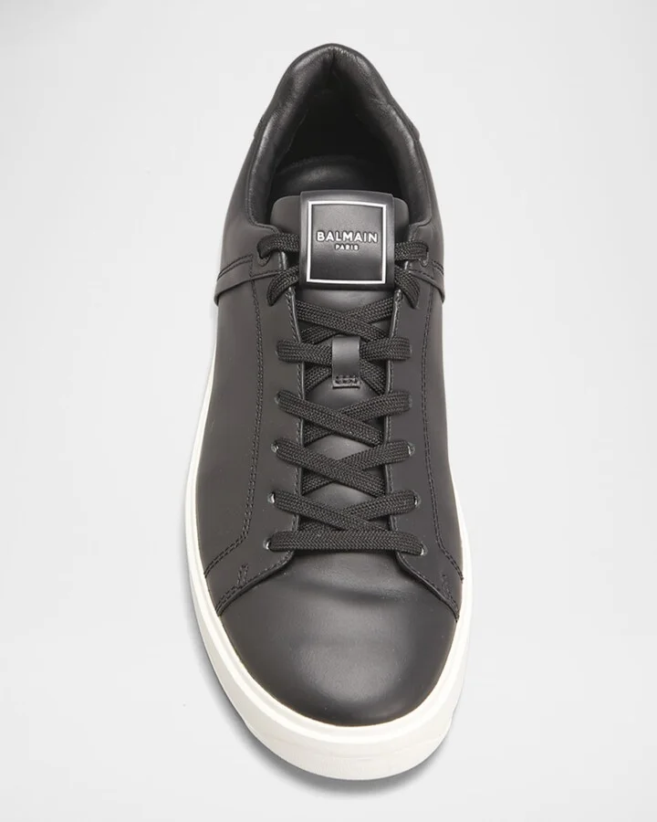 Men's B-Court Leather Low-Top Sneakers - Image 5