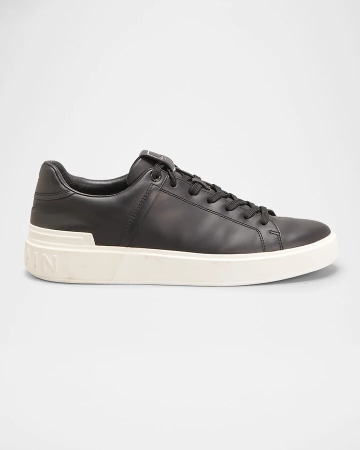 Men's B-Court Leather Low-Top Sneakers