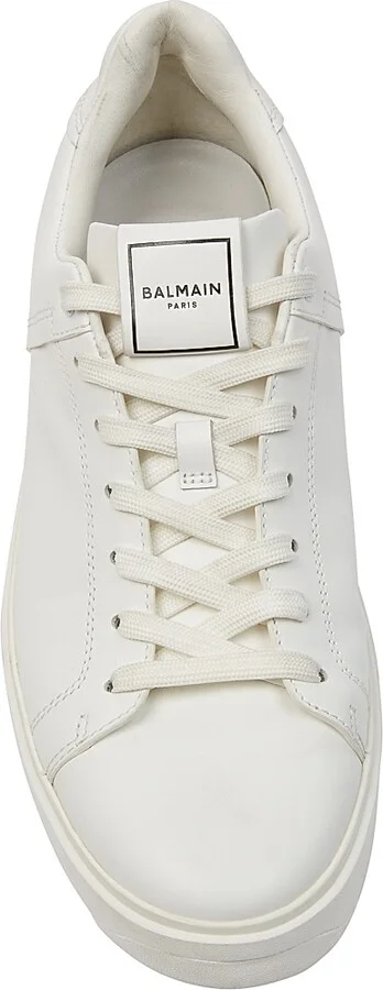 Men's B-Court Low-Top Sneakers - White - Size 11 - Image 5