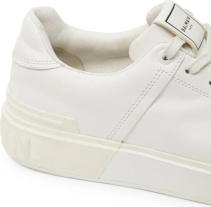 Men's B-Court Low-Top Sneakers - White - Size 11 - Image 6