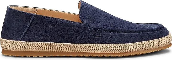 Men's Bala Suede Espadrilles - Navy Blue - Size 10