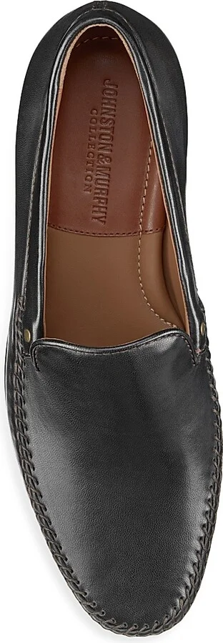 Men's Baldwin Leather Loafers - Black - Size 8 - Image 4