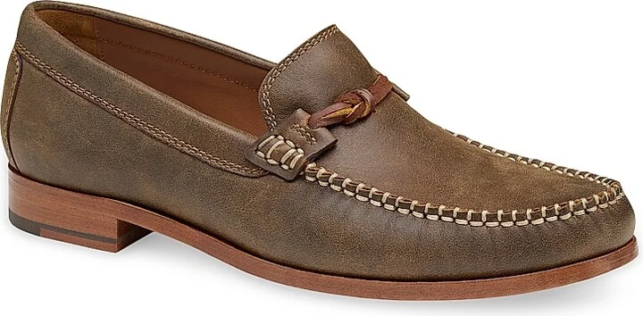 Men's Baldwin Leather Loafers - Brown - Size 8 - Image 2