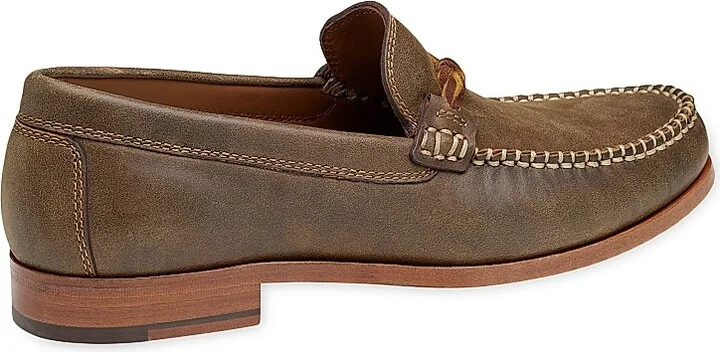 Men's Baldwin Leather Loafers - Brown - Size 8 - Image 3