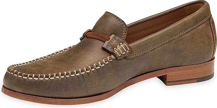 Men's Baldwin Leather Loafers - Brown - Size 8 - Image 7