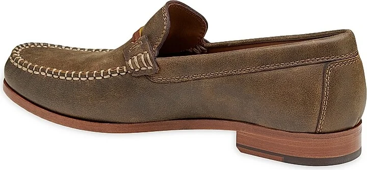 Men's Baldwin Leather Loafers - Brown - Size 8 - Image 8