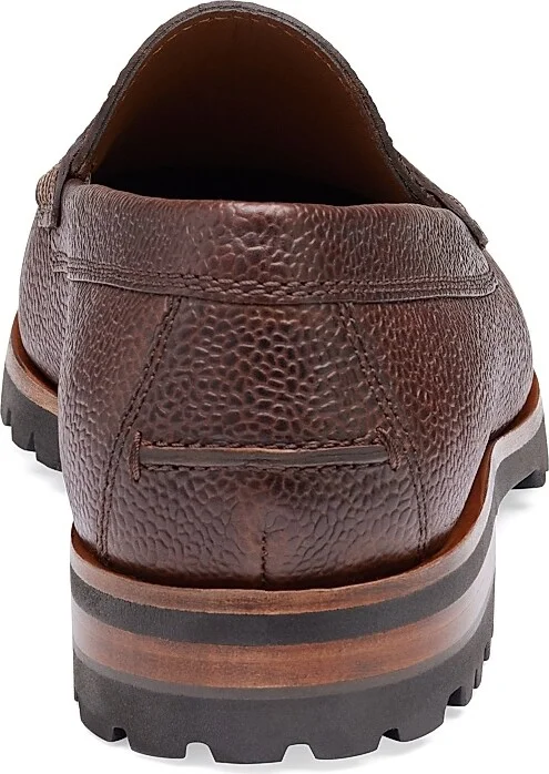 Men's Baldwin Leather Loafers - Mahogany - Size 8 - Image 3