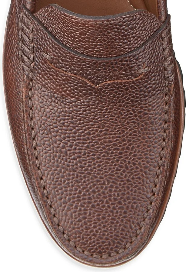 Men's Baldwin Leather Loafers - Mahogany - Size 8 - Image 4