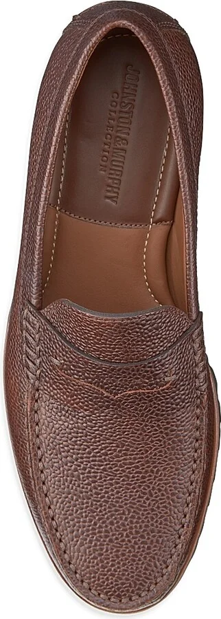 Men's Baldwin Leather Loafers - Mahogany - Size 8 - Image 5