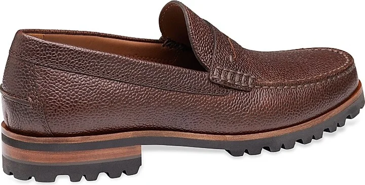 Men's Baldwin Leather Loafers - Mahogany - Size 8 - Image 6
