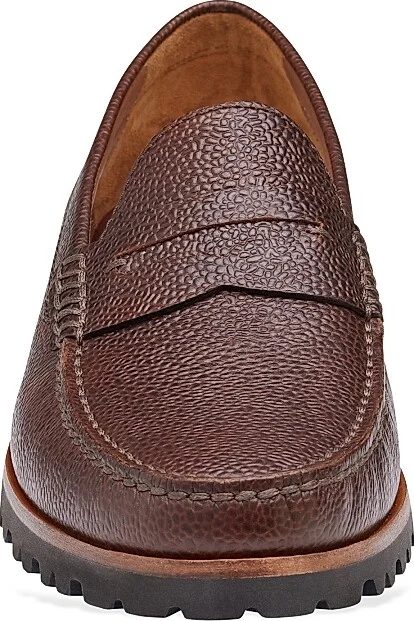 Men's Baldwin Leather Loafers - Mahogany - Size 8 - Image 7
