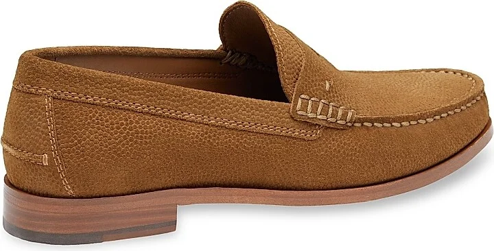 Men's Baldwin Suede Penny Loafers - Snuff - Size 8 - Image 3