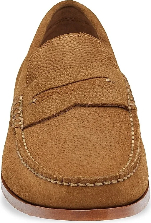 Men's Baldwin Suede Penny Loafers - Snuff - Size 8 - Image 5