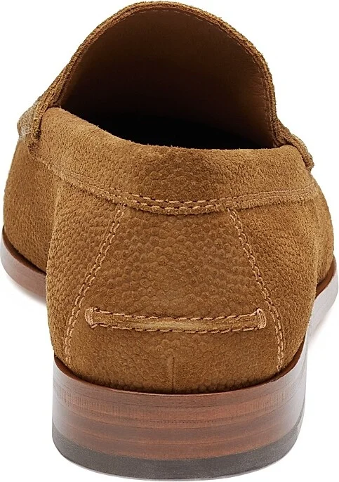 Men's Baldwin Suede Penny Loafers - Snuff - Size 8 - Image 6
