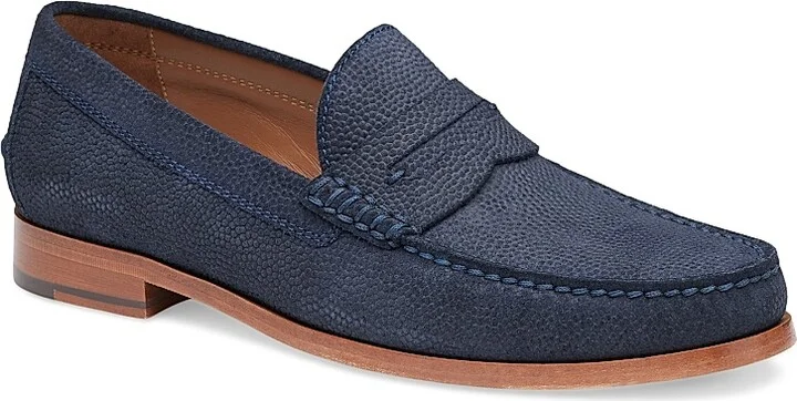 Men's Baldwin Suede Penny Loafers - Snuff - Size 8 - Image 10