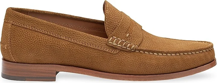 Men's Baldwin Suede Penny Loafers - Snuff - Size 8